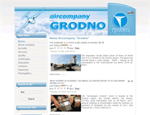 Tablet Screenshot of grodnoavia.com